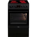 Amica SHC 11503 SM - Standherd Elektro, 50 cm, Schwarz-matt