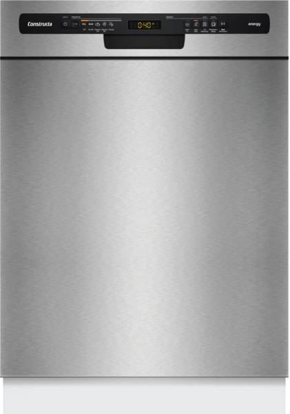 Constructa CG5US00HTD - Unterbau Geschirrspüler, 60cm, Edelstahl
