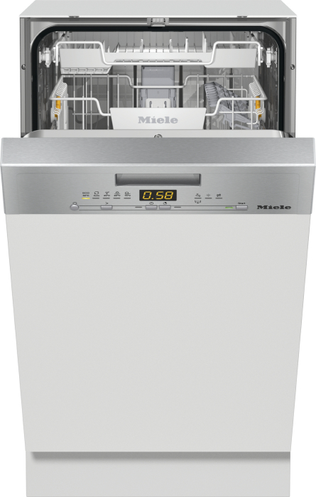 Miele G 5430 SCi Edelstahl Cleansteel - Geschirrspüler 45cm, integrierbar