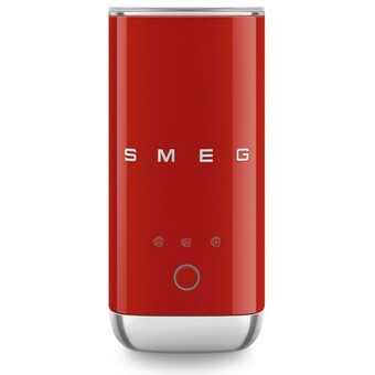 Smeg MFF02RDEU - Milchaufschäumer, 50's Style, Elektrisch, Rot