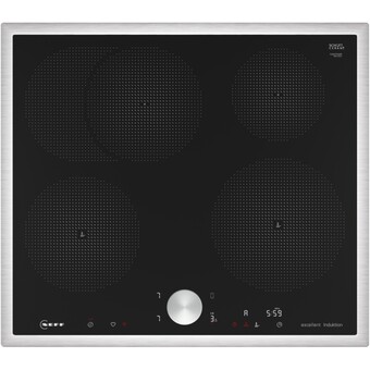 Neff T56STF4M0 - Induktionskochfeld, 60 cm, Schwarz, Mit Rahmen aufliegend